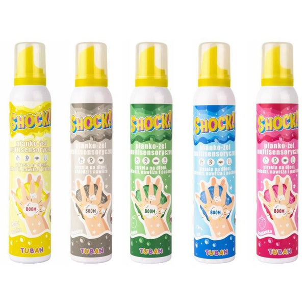 Multisensorischer Schaumgel SHOCK! – Erdbeere 200 ml