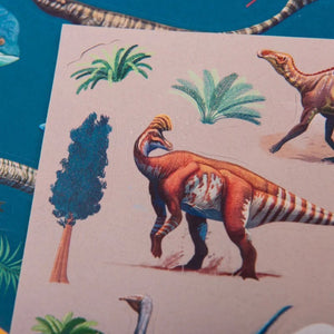 Wiederverwendbare Aufkleber – Dinosaurier