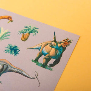 Wiederverwendbare Aufkleber – Dinosaurier