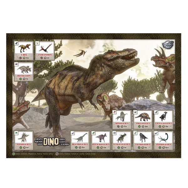 Mega-Packung Dinosaurier-Eier - 12 Stück