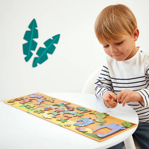 Magnetisches Puzzle Magneti'stories – Dinosaurier
