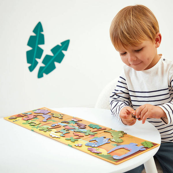 Magnetisches Puzzle Magneti'stories – Dinosaurier