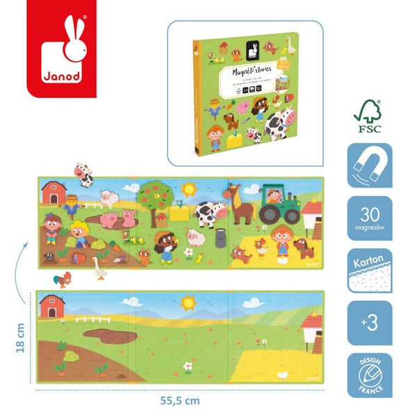 Magnetisches Puzzle Magneti'stories – Bauernhof