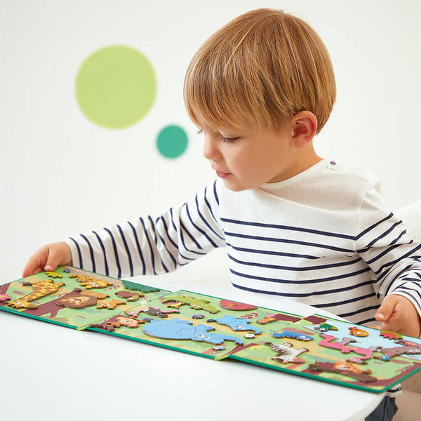 Magnetisches Puzzle Magneti'stories – Afrikanische Tiere
