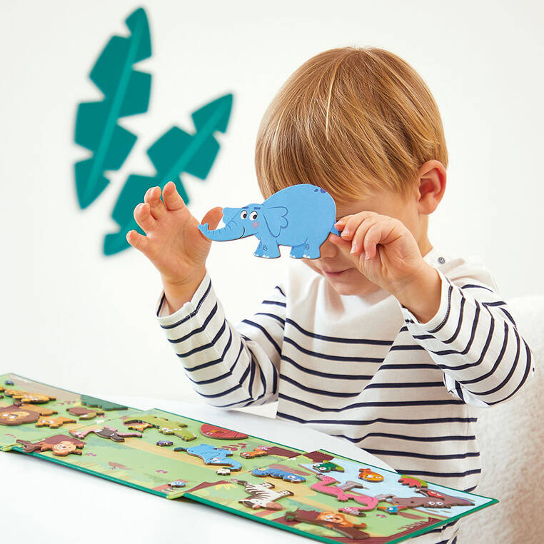 Magnetisches Puzzle Magneti'stories – Afrikanische Tiere