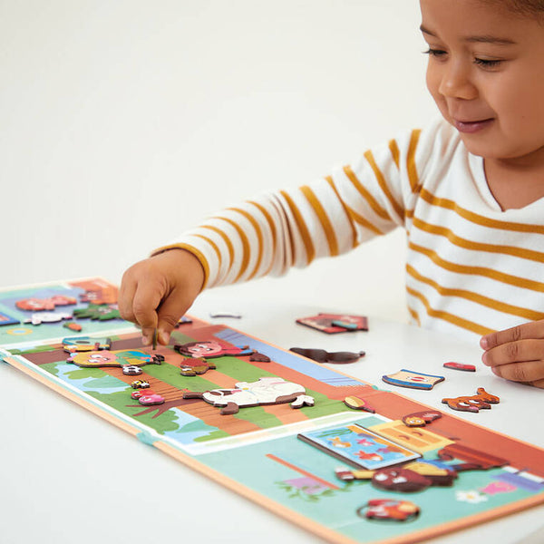 Magnetisches Puzzle Magneti'stories – Haustiere