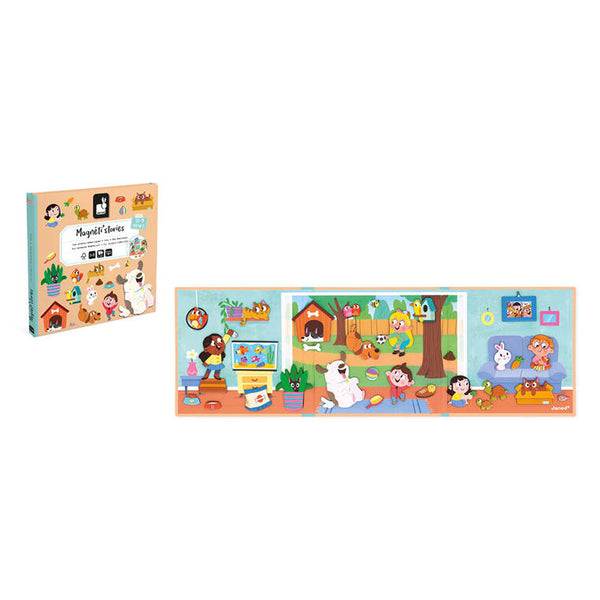 Magnetisches Puzzle Magneti'stories – Haustiere