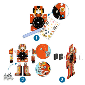 DIY-Kunstset – Roboteruhr