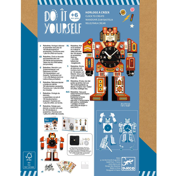 DIY-Kunstset – Roboteruhr