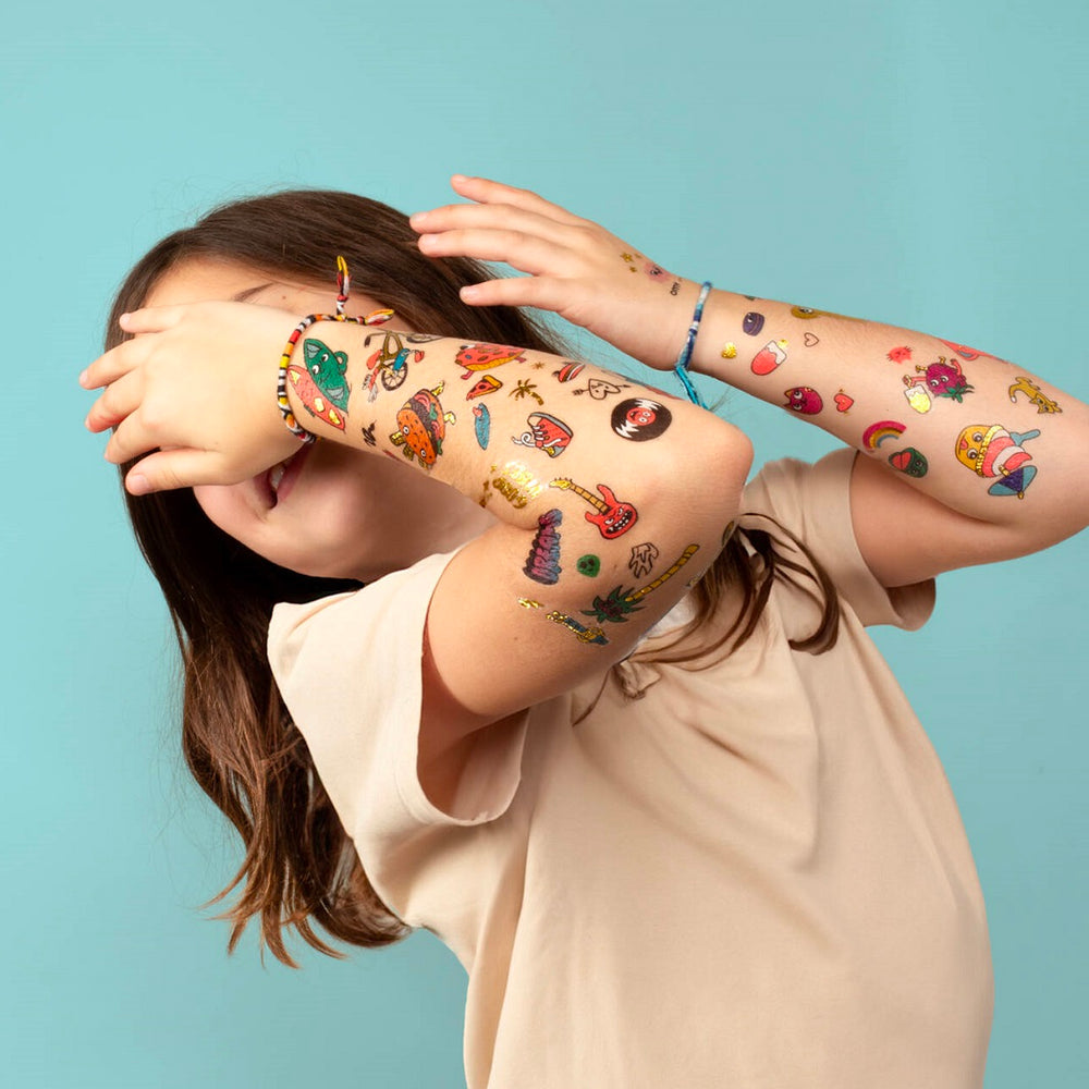 Tattoos für Kinder – Dinosaurier, 50 Stück