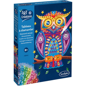 Kreativset – Diamond Painting, Eule