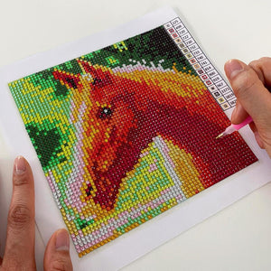 Kreatives Set mit Diamanten – Fuchs