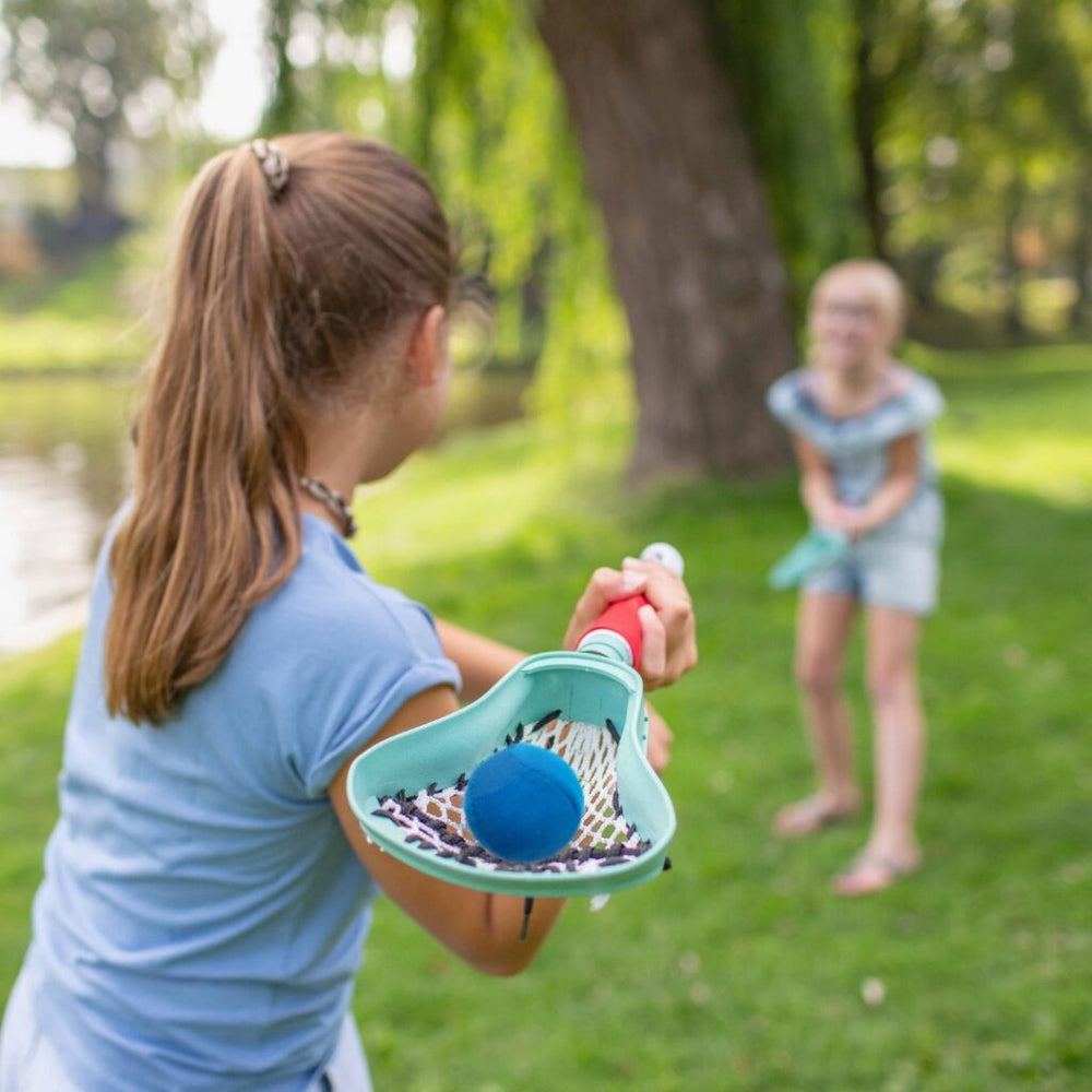 Schlägerset – Lacrosse mit weichem Ball
