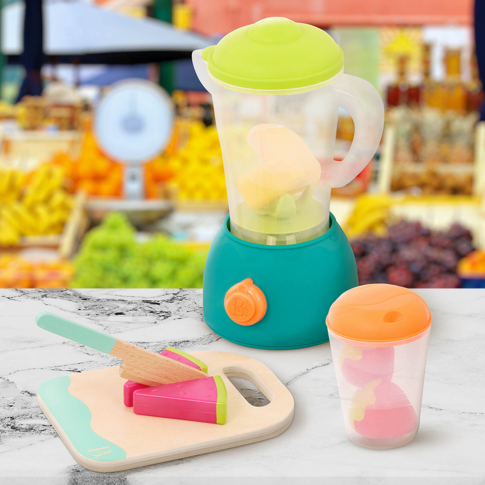 Mixer mit Früchten und Zubehör Mini Chef – Fruity Smoothie Playset - Tublu.de