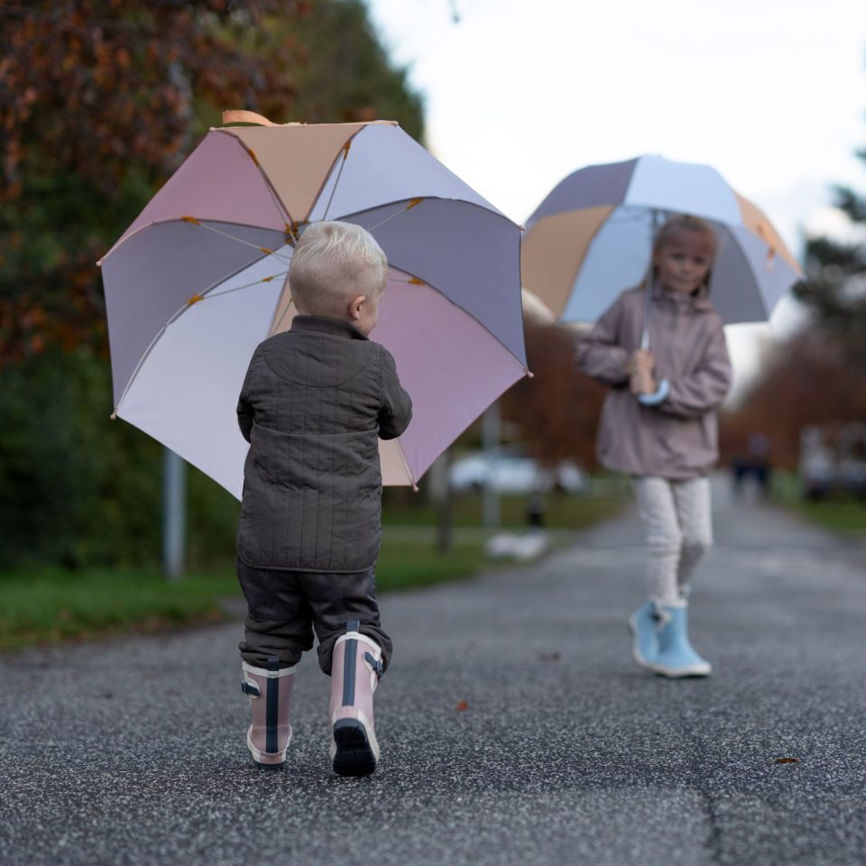 Großer automatischer Regenschirm – Sage Green