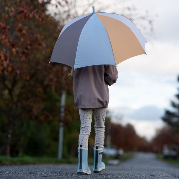 Großer automatischer Regenschirm – Dusty Blue