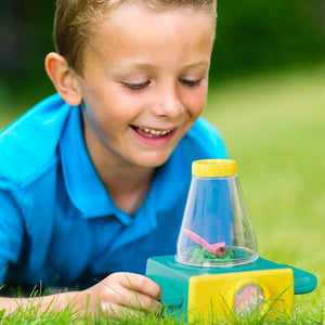 Set für kleine Insektenliebhaber mit Lupe und Aufklebern – Little Explorer - Tublu.de