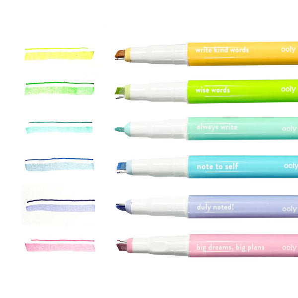 Feinschreiber mit integriertem Textmarker 2 in 1 – Noted!