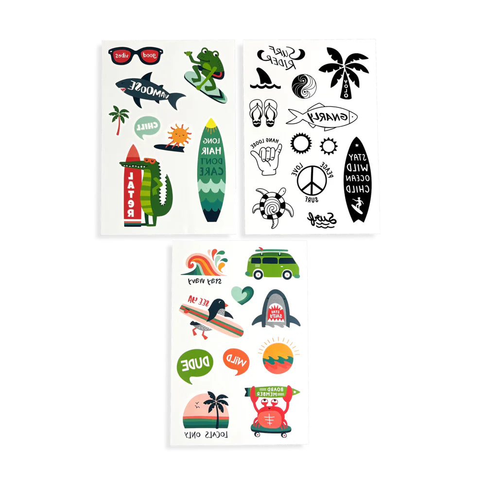 Waschbare Minitattoos – Strand