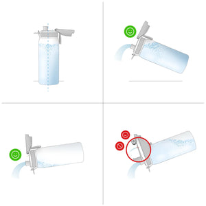 Trinkflasche für Kinder 500 ml - Flugzeuge