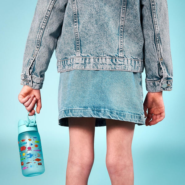 Trinkflasche für Kinder 400 ml - Fische