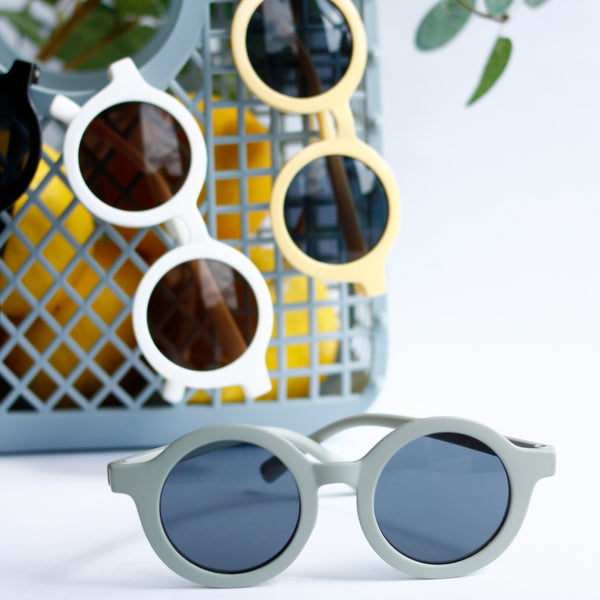 Sonnenbrille Craspedia – Flora White 3-8 Jahre