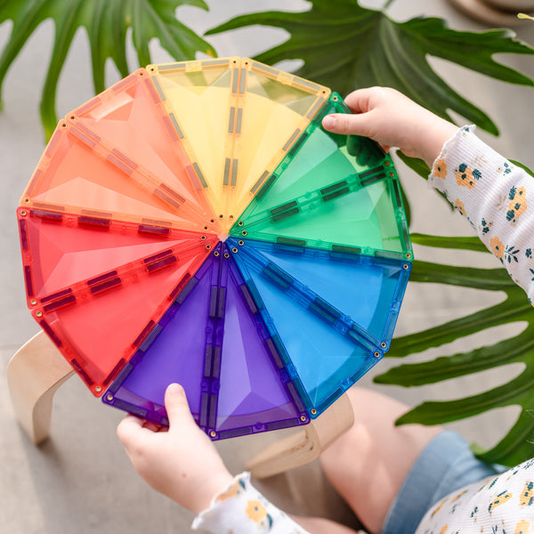 Magnetbausteine – Regenbogen-Mini-Set 24 Teile - Tublu.de