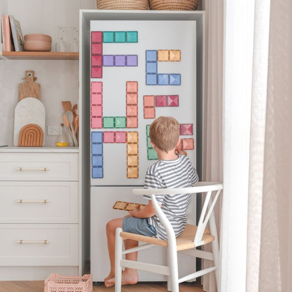 Magnetbausteine - Regenbogen Rechteck Pack 18 Teile - Tublu.de