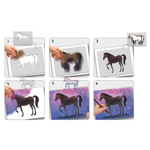 Malvorlagen - Pferde