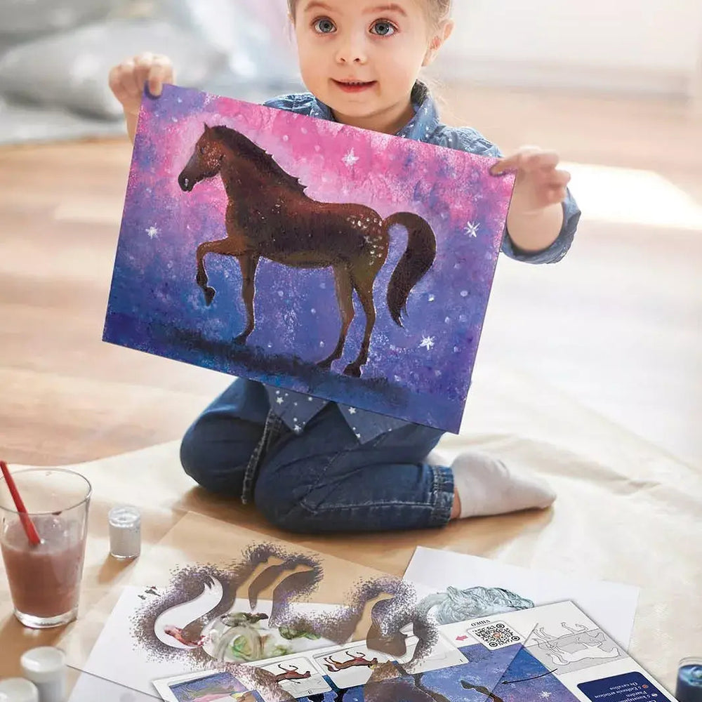 Malvorlagen - Pferde