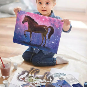 Malvorlagen - Pferde