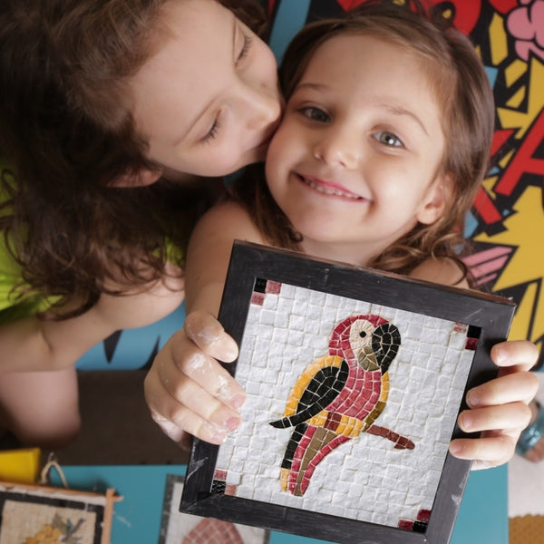 Kreatives Mosaik-Set MOSAIKIT Papagei