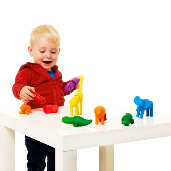 Klocki Smart Max IUVI Games - My First Safari Animals