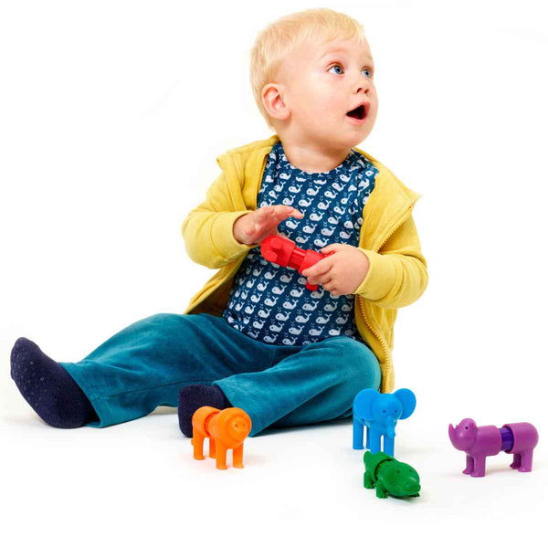 Klocki Smart Max IUVI Games - My First Safari Animals