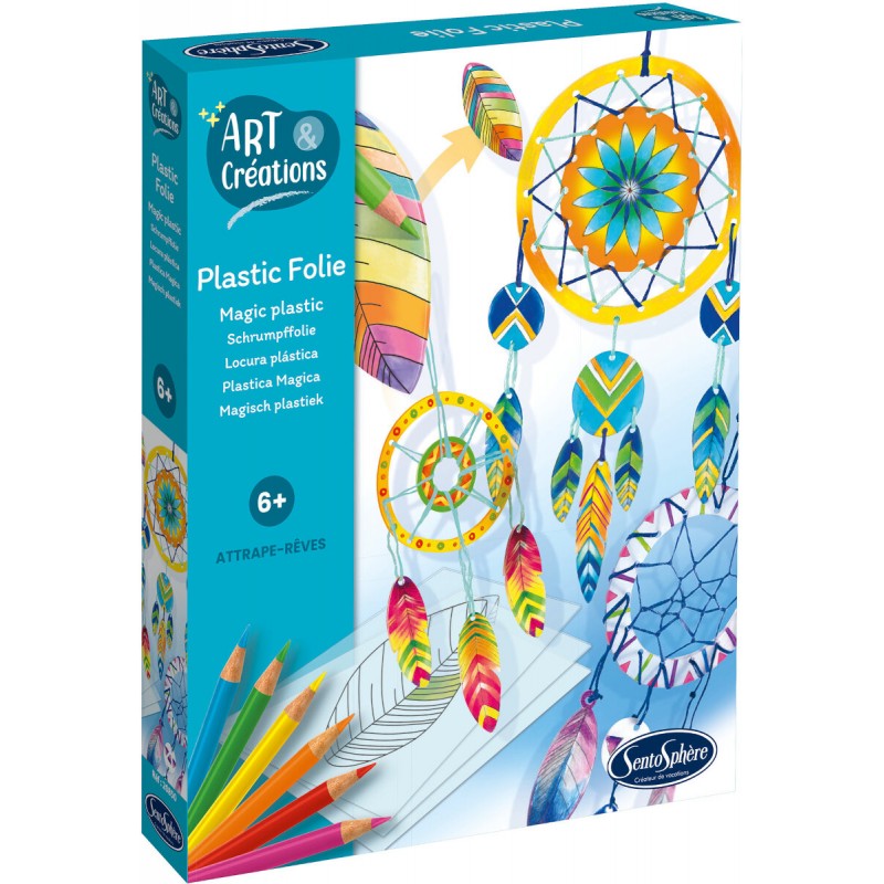 DIY Set – Traumfänger aus magischem Plastik