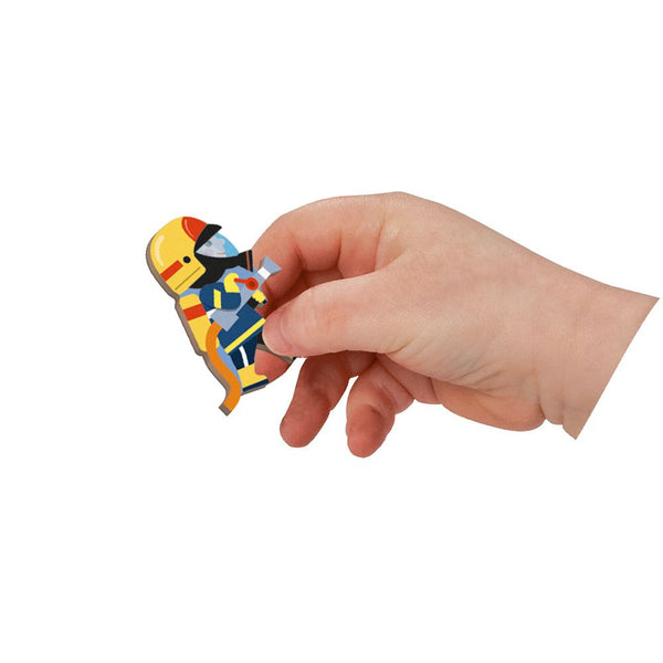 Magnetisches Puzzle Magnetibook – Feuerwehr
