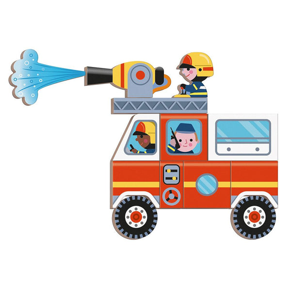 Magnetisches Puzzle Magnetibook – Feuerwehr