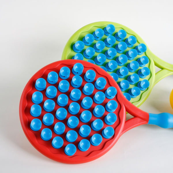 Set mit doppelseitigen Schlägern und Ball – Beach Boppers - Tublu.de