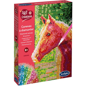 Kreatives Set mit Diamanten – Pferd