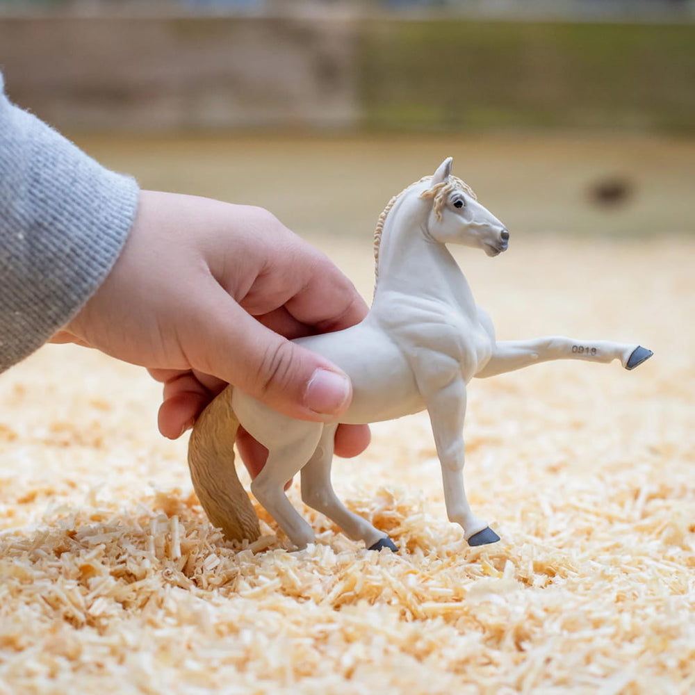 Figur – Andalusischer Hengst, weißes Pferd - Tublu.de
