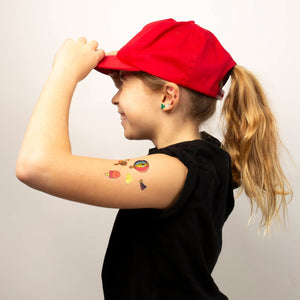 Tattoos für Kinder – Surf & Skate, 50 Stück