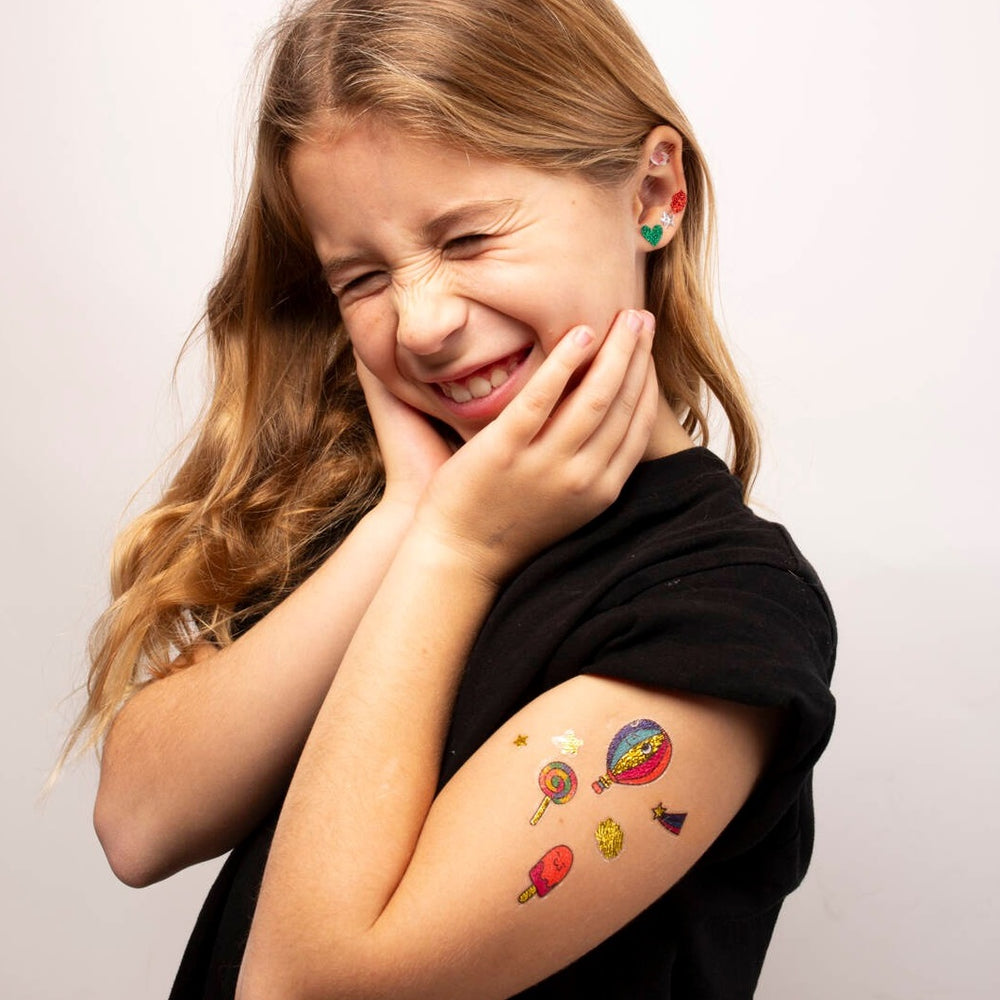 Tattoos für Kinder – Surf & Skate, 50 Stück