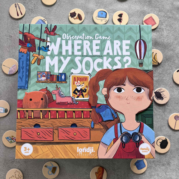 Beobachtungsspiel – Where are my socks?