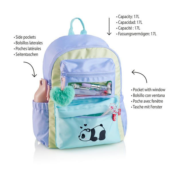 Schulrucksack – Panda 17 l