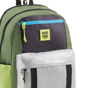 Dreikammer-Schulrucksack Amsterdam – Rider Green 28 l