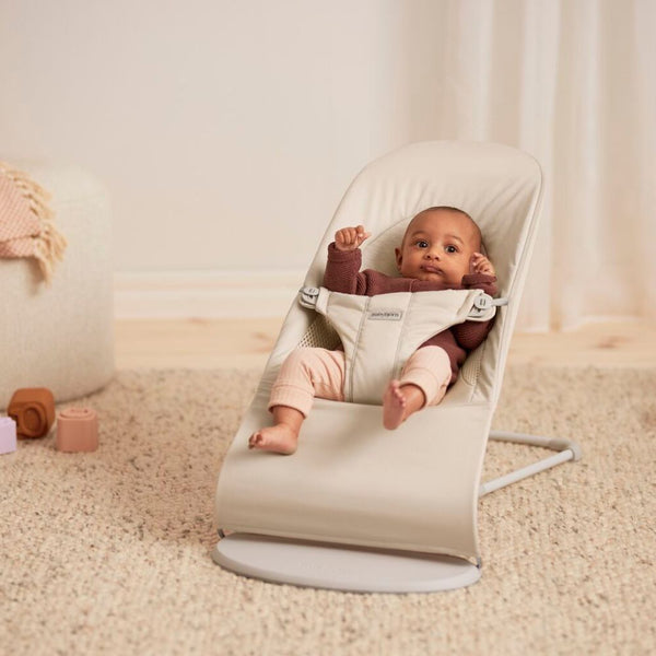Babywippe BALANCE SOFT WOVEN/JERSEY – Hellbeige