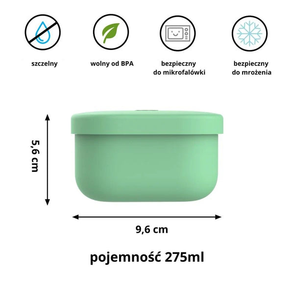 Snackbehälter für die Lunchbox OmieSnack – Grün