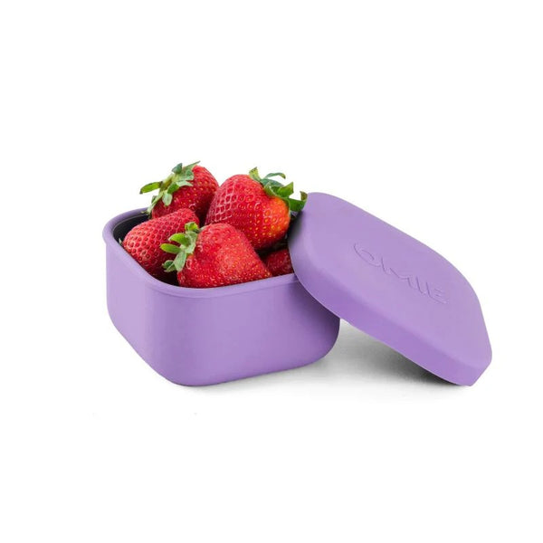 Snackbehälter für die Lunchbox OmieSnack – Lila