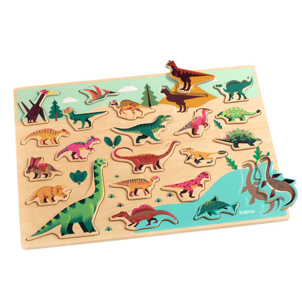 Holzpuzzle – Dinosaurier