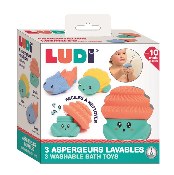 Set mit 3 sensorischen Spritzpistolen zum Aufziehen
